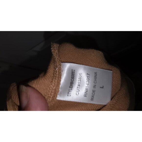 Ces Femme Women's Tan Sleeveless V Neck Wide Leg Jumpsuit Size L - Picture 7 of 8